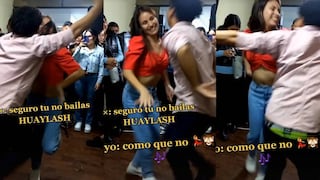 Joven peruana saca los ‘pasos prohibidos’ tras ser retada a bailar huaylas