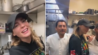 Belinda sorprende a trabajadores mexicanos en un restaurante de Estados Unidos 