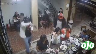 Piura: delincuentes armados irrumpen en pollería y despojan a clientes de sus pertenencias (VIDEO)