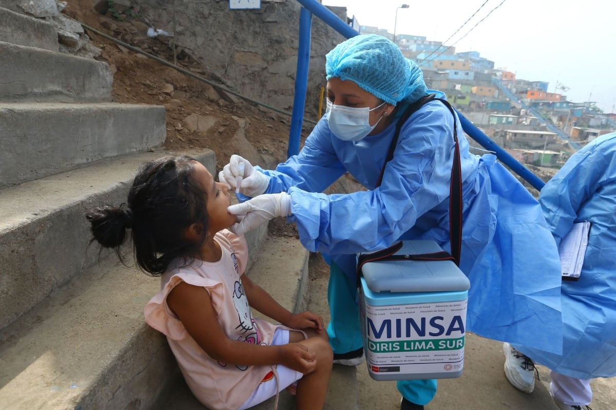 Perú entra en emergencia sanitaria por brote de sarampión y bajas coberturas de vacunación. (Foto: Andina)