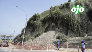 Temblor en Lima: Deslizamiento de rocas en la Costa Verde