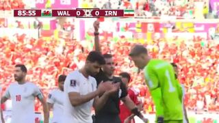 Hennessey vio la roja en el Gales vs. Irán y es el primer expulsado en el Mundial 2022