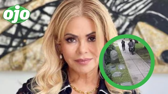Magaly Medina mostró el preciso momento del robo del celular de Gisela Valcárcel en San Isidro (VIDEO)