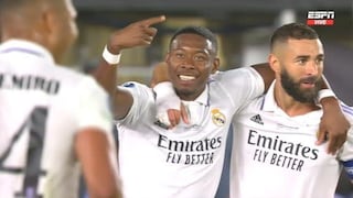 Real Madrid abrió el marcador: David Alaba marcó el 1-0 frente a Frankfurt | VIDEO
