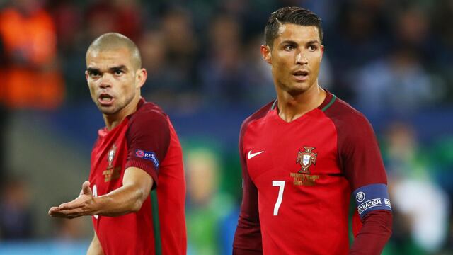 Pepe se refirió a su posible retiro de Portugal y la despedida de Cristiano Ronaldo