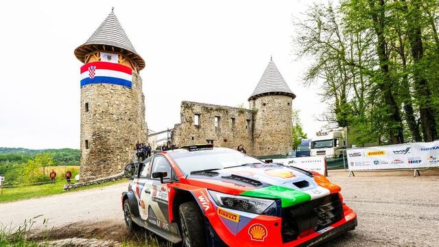WRC: Thierry Neuville lidera rally de Croacia con Elfyn Evans a 4.9 segundos
