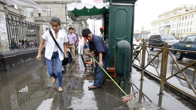 Lima experimentó llovizna moderada desde primeras horas de la mañana
