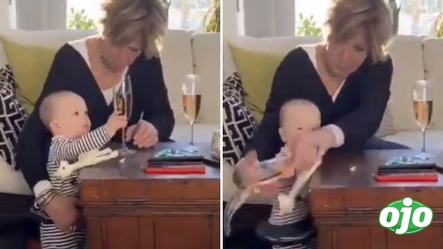 Mujer causa polémica en redes sociales tras decidir “salvar” su copa de champagne en vez de a su bebé 
