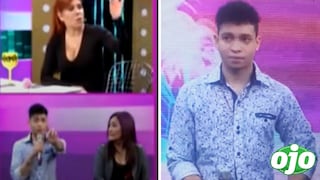 Magaly manda a callar al novio de ‘Flor de Huaraz’: “Acá la entrevistada es ella” | VIDEO
