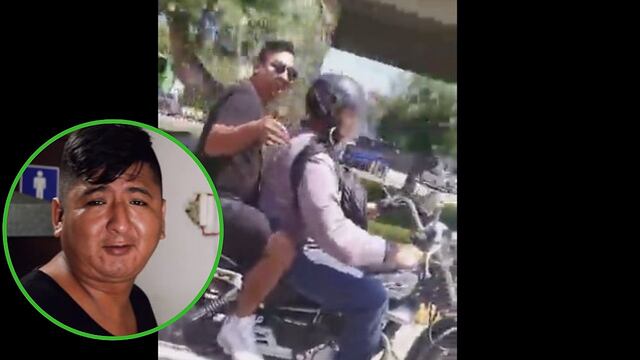 Captan a Tapir 590 andando imprudentemente en motocicleta (VIDEO)