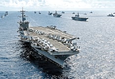 Estados Unidos muestra su poder y tumba dron iraní que se acercó a su portaaviones