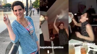 Gigi Mitre se olvida de ‘Válgame Dios’ con tremenda fiesta en Argentina 