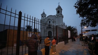 Devotos se amanecen fuera del Santuario de Santa Rosa de Lima en la Av. Tacna | VIDEO