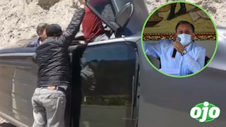 Edgar Alarcón sufre aparatoso accidente de tránsito en Arequipa | VIDEO