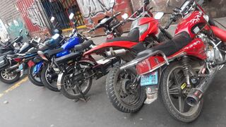 Cercado de Lima: Policía recuperó 40 motos robadas que eran alquiladas a raqueteros | VIDEO
