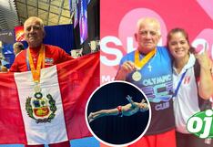 Clavadista de 71 años triunfa en Mundial de Natación y le da su primer oro a Perú en la disciplina