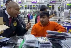 Policía incautan 480 celulares de procedencia ilicita en mercado de San Juan de Lurigancho