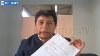 Pedro Castillo niega que dio golpe de Estado porque solo “leyó un documento”