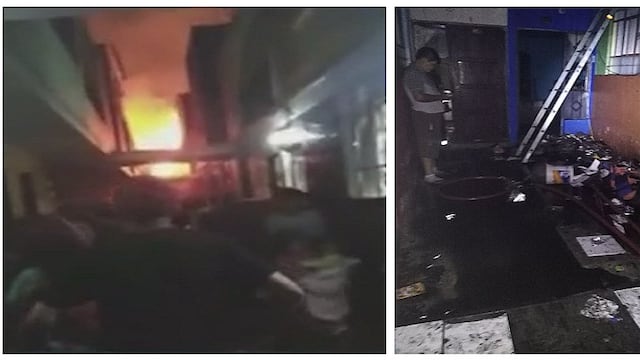 Dos niñas mueren en incendio al interior de departamento en el Callao (VIDEO)