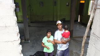 Chosica: Familia se queda en 'la calle' tras huaico 