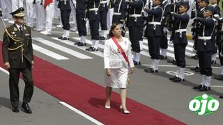 Mensaje a la Nación: así fue el ingreso de Dina Boluarte al Congreso (VIDEO)
