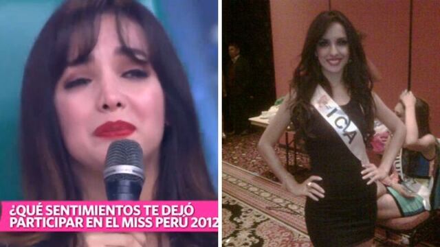 Rosángela Espinoza llora al recordar su paso en el Miss Perú: “me di cuenta de la falsedad que era” | VIDEO