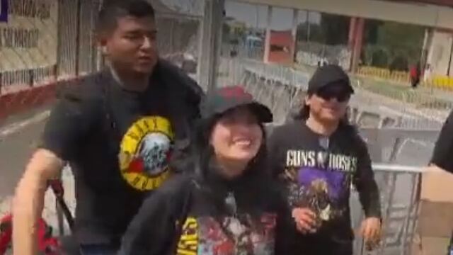 Guns N’ Roses en Lima: fans acampan en exteriores del Estadio San Marcos a horas del concierto