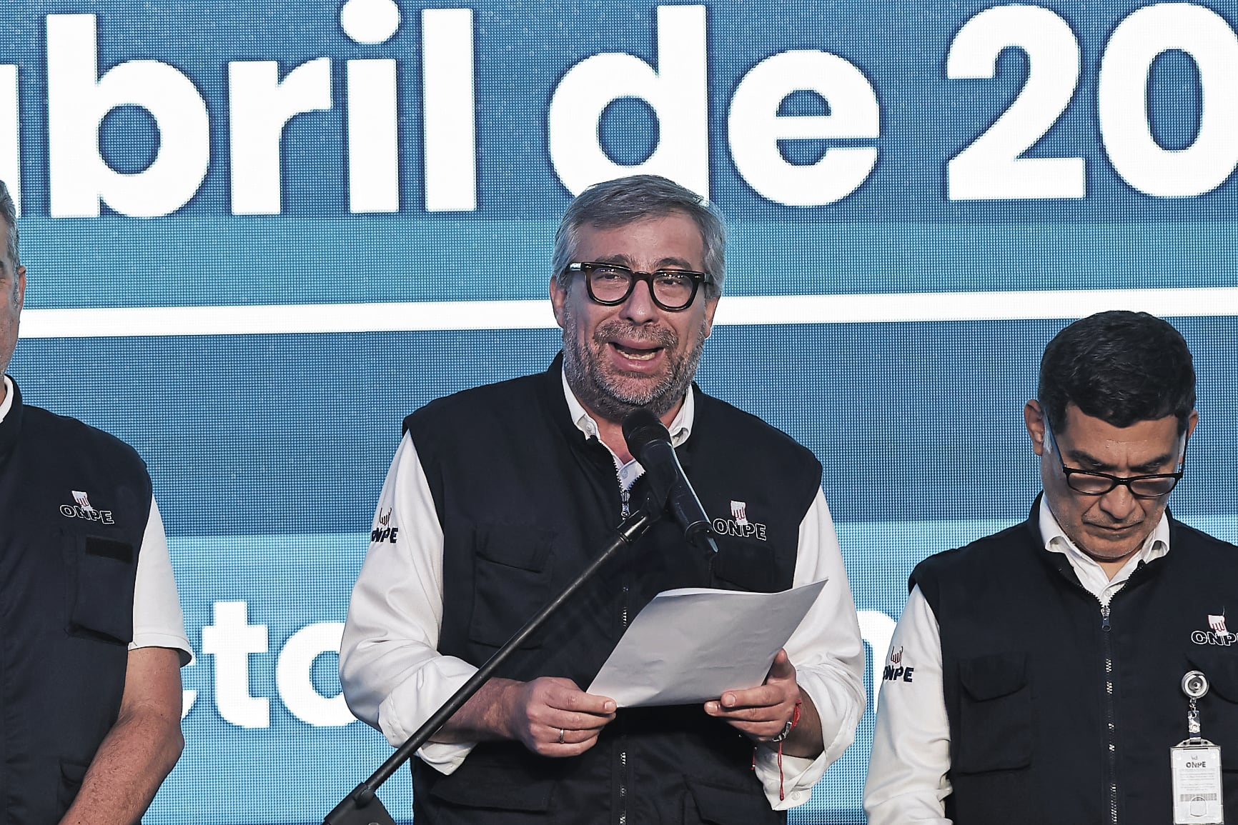 El jefe de la Oficina Nacional de Procesos Electorales (Onpe), Piero Corvetto, está en la mira. Fotos: Joel Alonzo/ @photo.gec