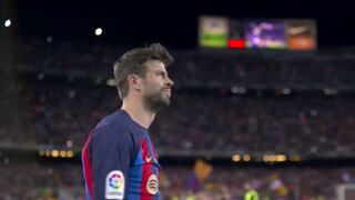 Aplausos a Piqué: los aficionados del Barcelona ovacionaron al defensa en su despedida | VIDEO