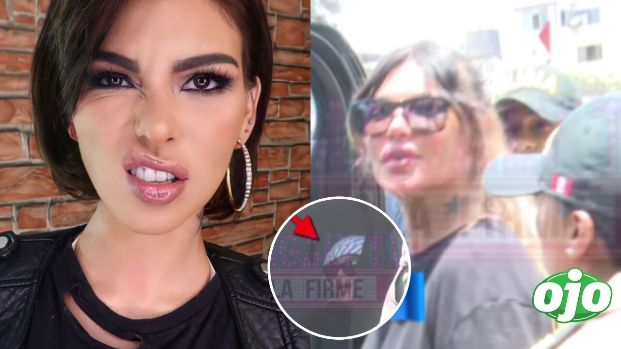 Angie Jibaja fue intervenida por la policía en Surquillo.