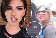 Agentes policiales intervienen a Angie Jibaja tras protagonizar “escándalo” en Surquillo