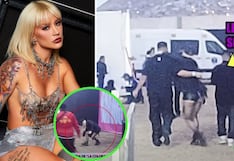 Captan a Leslie Shaw ‘cayéndose’ de borracha y casi termina en el piso tras salir de concierto de reguetón