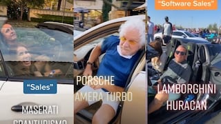 Dueños de autos de lujo responden qué hacen para ganarse la vida en imperdible video viral