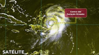 Huracán Ernesto golpea al Caribe y se vienen marejadas en la costa este de Estados Unidos