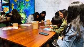 Día del Niño: talleres de arte en la muestra Van Gogh Vivo y en el parque Dinoaventuras