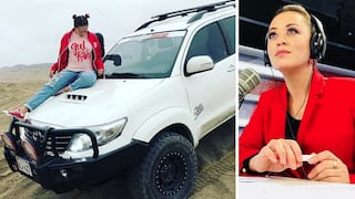 Periodista Fernanda Kanno es víctima de robo: desmantelaron su camioneta 