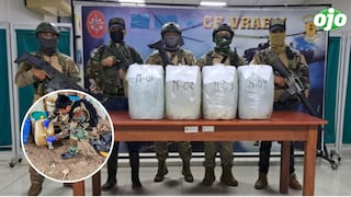 PNP decomisa más una tonelada de droga y destruye laboratorios clandestinos en Amazonas y Ayacucho