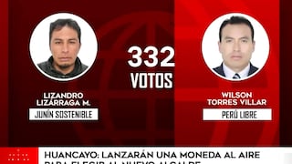 Junín: candidatos empatan con 332 votos y definirán ganador lanzando una moneda al aire | VIDEO
