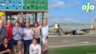 Avión presidencial que traslada a 25 connacionales hizo una escala en Cabo Verde antes de regresar a Perú