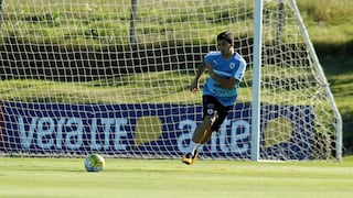 Luis Suárez tiene primer entrenamiento para anotar a Brasil y Perú