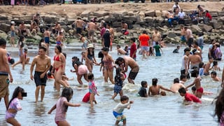 “Playa del pueblo” lució repleta