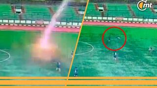 Un futbolista muere y otro es herido al ser alcanzados por rayo en pleno partido | VIDEO
