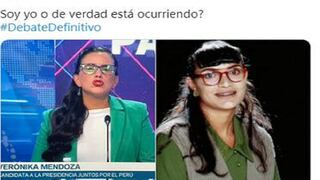 Verónika Mendoza es comparada en redes con “Yo soy Betty, la fea” por su look en el debate presidencial | VIDEO