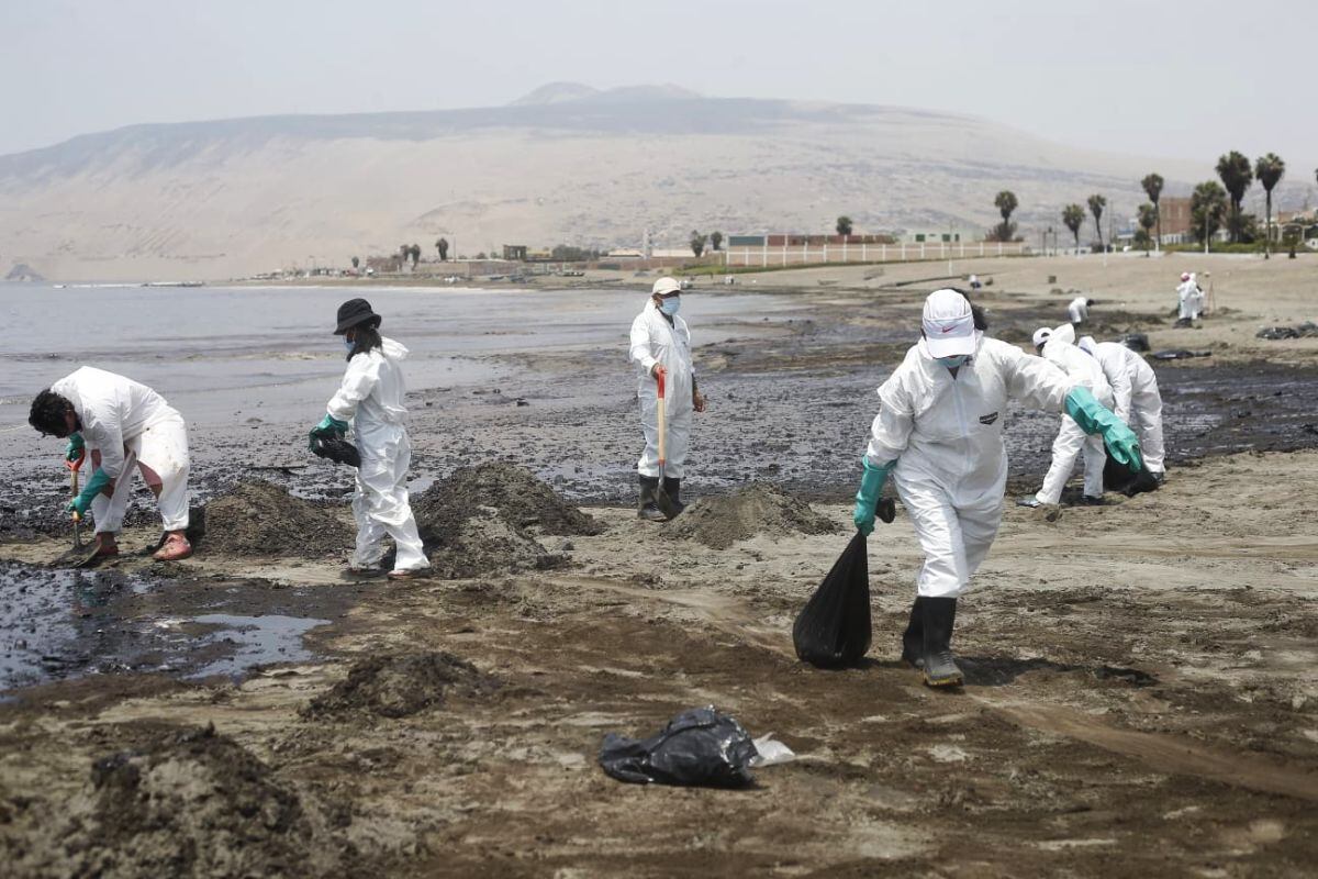 Derrame de petróleo se registró el 15 de enero de 2022, ocasionando un desastre ecológico. (Foto: GEC)