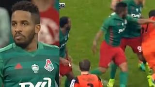 Jefferson Farfán pierde los papeles y es expulsado en la final de la Copa de Rusia (VIDEO)