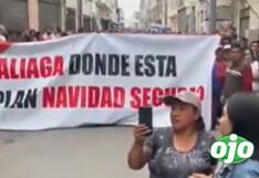 Comerciantes realizan protesta para exigir el retiro de ambulantes de Cercado de Lima