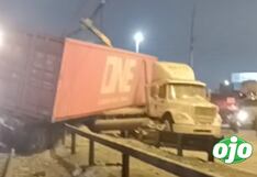 Callao: Tráiler impacta contra tren en la avenida Néstor Gambetta