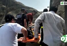 Joven es rescatado tras caer de un acantilado en Chorrillos debido a una descompensación (VIDEO)