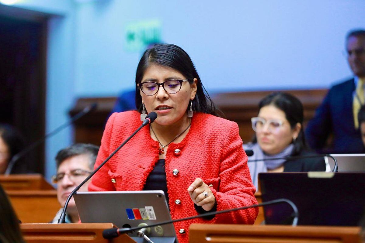 Margot Palacios ha presentado su renuncia a Perú Libre el 31 de mayo. (foto: Congreso)