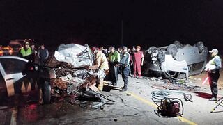 Mueren siete en violentos choques